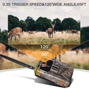 Kameras HC900A Wildlife Hunting Cameras 940nm Infrarot HighDefinition Digitalkamera IP65 wasserdichte automatische Überwachung Fotografie