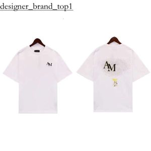 Koszula Amirir Hip Hop Streetwear Słynny projektant Mens T Shirt Luksusowa wysokiej jakości koszula Amirir dla Lady Short Sleeve Trendy Printed Clothing Amirir Polo Shirt 8892