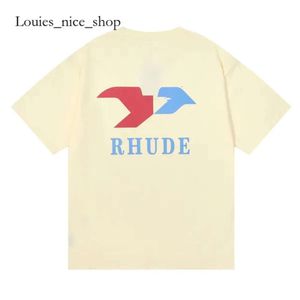 T-shirt Rhude Coppia in stile di alta qualità Fashi