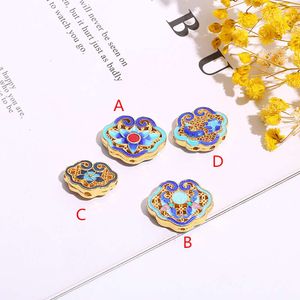 Geomancy Accessoire Jing Tai Shao Lan Qing Gong 18 Zi Lian Hua Bat Koi Bei Yun Ge Zhu DIY Hand String Perlen -Kleidungszubehör