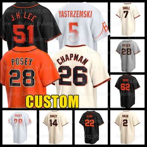 51 Jung Hoo Lee Baseball Trikot 28 Buster Posey 7 Blake Snell 26 Matt Chapman Giants 5 Mike Yastrzemski Barry Bonds Logan Webb San Franciscos Patrick Bailey Jorge Soler