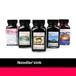 Pennor U.S. Import Noodlers bläck Fountain Pen Ritning Writing Waterproof Ink Watercolor Outline Non -Carbon Outling Ink