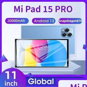 ラップトップ画面LCDパネル2024最新11インチタブレットAndroid 12 Pad 6 Pro Snapdragon 888 Octa Core Dual Sim Card 5G WiFi 16GBADD1TB TA OTYXO