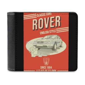 Cüzdan Rover 75 Poster Deri Cüzdan Erkekler Cüzdan Diy Kişiselleştirilmiş Çanta Babalar Günü Hediye Rover 75 mg ZT Fan Yaratılışı 1904 Sınıf ICT