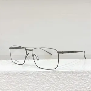 Occhiali da sole cornici Fashion P8373 Ultralight Pure Titanium Square Eyeglass Frame per Myopia Prescription Women Full