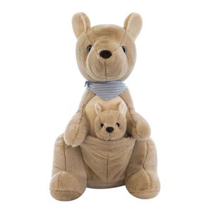 Heta säljer söta mjuka barn gåva känguru mamma och baby fyllda djur leksaker plyschar känguru plysch leksaker