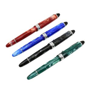 Pens 16pcs luksusowa jakość atrament pen sikib akrylowy biuro biznesowe fontanna pióro studenckie artykuły papiernicze