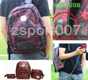 outdoor bags camouflage travel backpack computer bag Oxford Brake chain middle school student bag many colors7836413