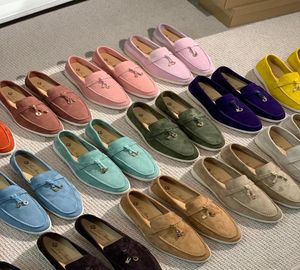 Summer Charms Dress Shoes Walk suede loafers shoes factory footwear Genuine men and women casual Slipon flats Vrouwen Luxury Desi6725843