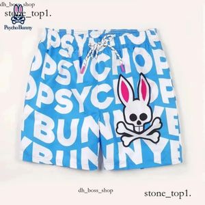 Psychologiczne spodenki króliczki Projektant szorty męskie spodnie plażowe Skull Rabbit Flower Pants European and American Surfing Shorts Asian Size 251 853 881 844