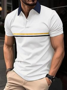 Mens Lapeel Pull Polo Polo Camise