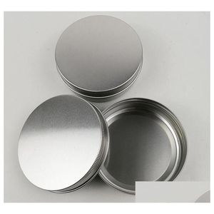 Packflaschen Großhandel 100 ml 100 g mti-farbige runde Aluminiumdosen Schraublid-Metall-Dosen Gläser leer Schlupfscheinbehälter294 Drop del dhqwn