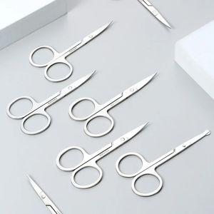 Stainless Steel Small Nail Tools Eyebrow Nose Hair Scissors Cut Manicure Facial Trimming Tweezer Makeup Beauty Tool