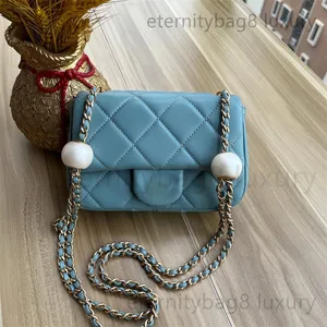 Het klassisk modedesigner väska clamshell tygväska fårskinn kaviar damer lyx handväska handväska axel läderväska