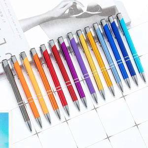 Firma in metallo Business Wholesale Pens Ballpen Office Stationery Fallpens 25 Colori Student Writing Pen Pen Regalo Th1027 S