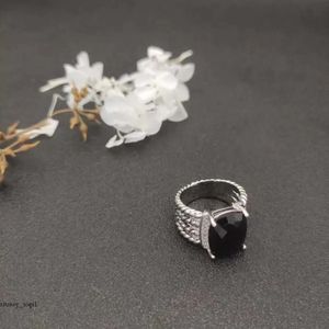 dyリングツイストヴィンテージバンドデザイナーDavid Yurma Jewelry Rings with Diamond Sterling Silver Silverwinwer Luxury Gold Engagement GirlFrend Gift 764