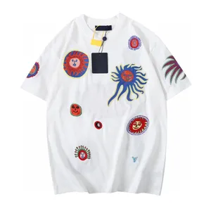 Designer Men's T-shirts Classic Cola Brand Designer Classic Basic Embroidered Badge Loose Cotton Round Neck Island T Shirt 00301211