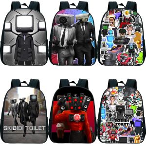 Сумки Titan Speakerman Print Rackpacks Boys Girls Girls Coundergarten School Bags Children Game Skibidi туалетный рюкзак Kids Bookbob Mochila