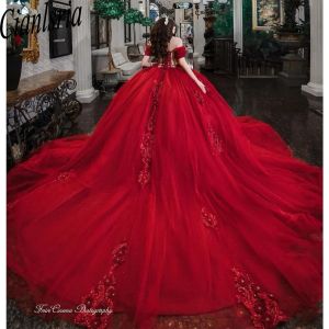 Princess Quinceanera Dresses With Straps Beads Appliques Sweet 16th Dress Vestido De Xv Anos Prom 15th Birthday