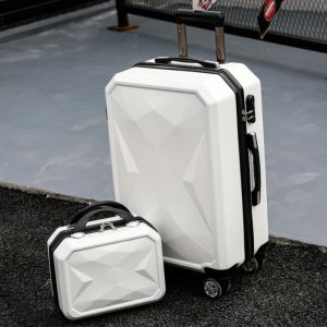 Carry-Ons 22/24/26/28 inch Trolley luggage bag rolling luggage case travel suitcase on wheels 20 inch fashion carry on cabin Luggage