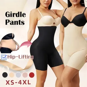 Kadın şekillendiricileri şık düz renkli postnatal taytlar yüksek bel zayıflama pantolonları dikişsiz shapewear korset külot