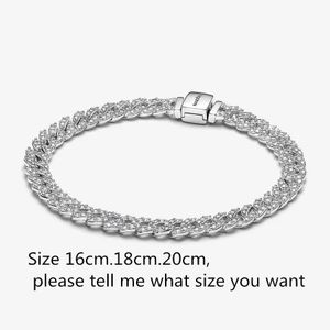 Hot Sales Designer Bracelets for Women Christmas New Year Holiday Jewelry Gift Diy Fit Pandoras Sleigh Studded Charm Bracelet Set with Original Box X4ne