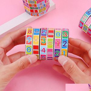 Other Event Party Supplies 10Pcs Kids Educational Toy Arithmetic Magic Block Perfect For Favors Pinata Stuffers Birthday Homefavor Dhnye