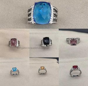 Men Ring Vintage Womens Designers Jewelry For Designer Classic Rings CZ Diamond Ladies Inlaid Gemstone Zircon Fashion Jewelry Acce8071589