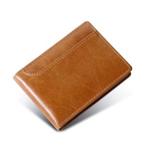 Wallets Fashion 100% Genuine Leather Car Driver License Holder Documents Business Small Wallet ID Card Holders Slim Credit Cards Cases