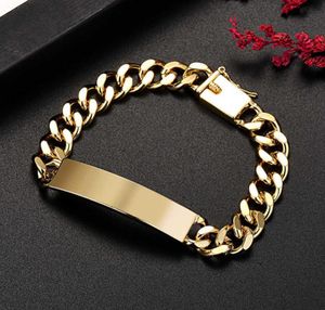 Beaded Strands New popular brand 18K Gold bracelets for man women luxury fashion original jewelry wedding Accessories party gifts 5708090