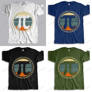 Camisetas masculinas vintage retro pi camiseta de camiseta pura algodão urbano urbano camiseta curta camiseta de camiseta de camisa de camisa de manga curta