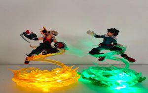 My Hero Academia Bakugou Katsuki vs Midoriya Izuku Action Figures ha guidato il giocattolo Boku No Hero Academia Anime Battle Scene T2001177169265