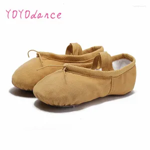Buty taneczne przybycie 6 kolorów dzieci dzieci dziewczyny jakość płócien balet kapcie pointe gimnastyka