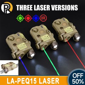 SCOPES TACTISK UHP En PEQ15 LA5C RED DOT GRÖN BLÅ+IR LJUSNING STROBE Vapen Scout Led Light Hunting Laser Sight Airsoft Accessories