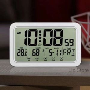 Stummschild großer Ziffer Bildschirm Alarm Desktop Elektronische Kalender Wanduhr LCD Smart Temperatur Feuchtigkeit Anzeige Takt TH1266 S