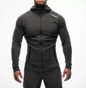 Herren Bodybuilding Hoodies Fitnessstudio Workout Hemden Kapuze Sport Anzüge Trailsuit Chandal Hombre Gorilla tragen Animal4717520