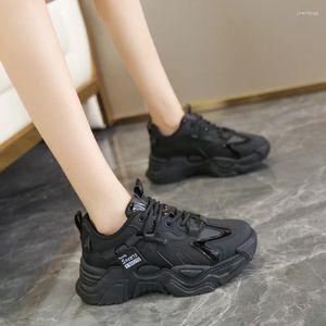 Casual Shoes Comemore Woman Vulcanize Sports Running 2024 Ladies Mesh Black Platform Sneakers Women's Spring Korean Student