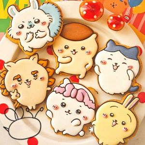 Baking Moulds Flying Rat Chikaw Cookie Mold Acrylic Cartoon Anime Fondant Biscuit Molds Handmand Kawaii Cake Decorating Tools Supplies
