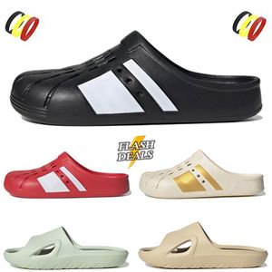 Designer glider män kvinnor tofflor gummi kön neutral toffel svart vit röd grön vit sommar strand sandaler platt utomhus sport casual mode varumärke sandal