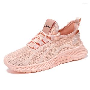 Casual Shoes 2024 Women Walking Sneakers Breathable Mesh Outdoor Sports Shoe Female Anti-Slip Jogging Knitting Running Tennis