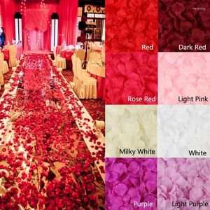 Decorative Flowers 100/500/1000pcs Wedding Party Accessories Artificial Flower Rose Petal Fake Petals Marriage Decoration For Valentine