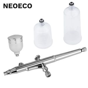 20cc 40cc Airbrush Spray Gun Gravity Feed Double Action Air Brush Cake Sprayer Tattoo Nail Tool 0m Big Cup Barber Use 240408