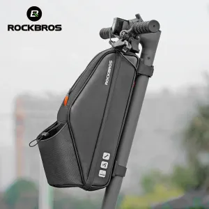 Bolsas de rockbros scooter bolsa mtb biciclo 3l saco dianteiro impermeável grande capacidade ciclismo saco de penduramento acessórios de bicicleta de design reflexivo