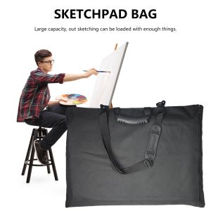 Bags A3 Nylon Waterproof Art Portfolio Tote Bag Art Bag for drawing Board Shoulder Drawboard Case 16x21 inch Storage Bag Sketching