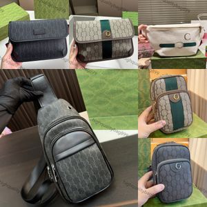 Hochwertige Designer -Beutel Hobos Schulter Taillenbeutel Spiegelqualität Luxurys Handtaschen Penner Crossbody Leder Blumenkaste Männer braune Brieftasche Frau Mann Bumbag