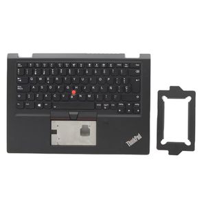 本物の新しいラップトップトップケースX390 Yoga ThinkPad 02HL514 02HL515用のキーボードスパ付きCカバーCカバー