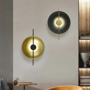 Lampade a parete moderne sconte interne a LED NORDIC NERO ROURNO IRRO CHIRO SOGGIORI LAMPARE LAMPARE LAMPARE LAMI SCARICHE