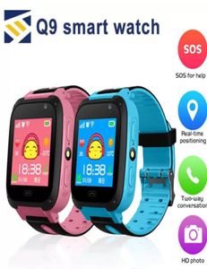 Q9 Kid Smart Watch LBS SOS Waterproof Tracker Inteligentne zegarki dla dzieci Antilost SIM Karta SIM kompatybilna dla telefonu z Androidem z 1484669