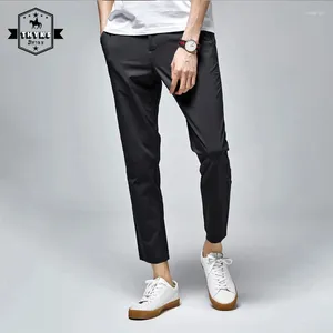 Herrenhosen Spring Summer Street Wear Männer gerade -Knöchel -Länge Men'strusers hochwertige Harajuku lässige Pantpanton -Jogging -Pantation Techwear