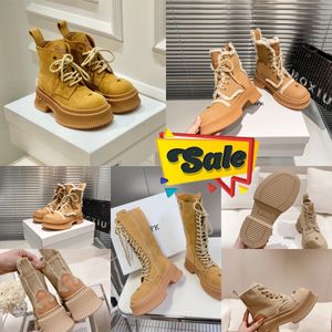 Designerstövlar Populära trendiga kvinnor Booties Ankel Boot Luxury Soles Womens Party Heel Storlek 35-40 Vandring Desert SMFK GAI